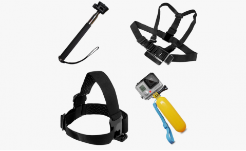 Veiksmo (vaizdo) kameros GoPro priedų rinkinys 5-in-1